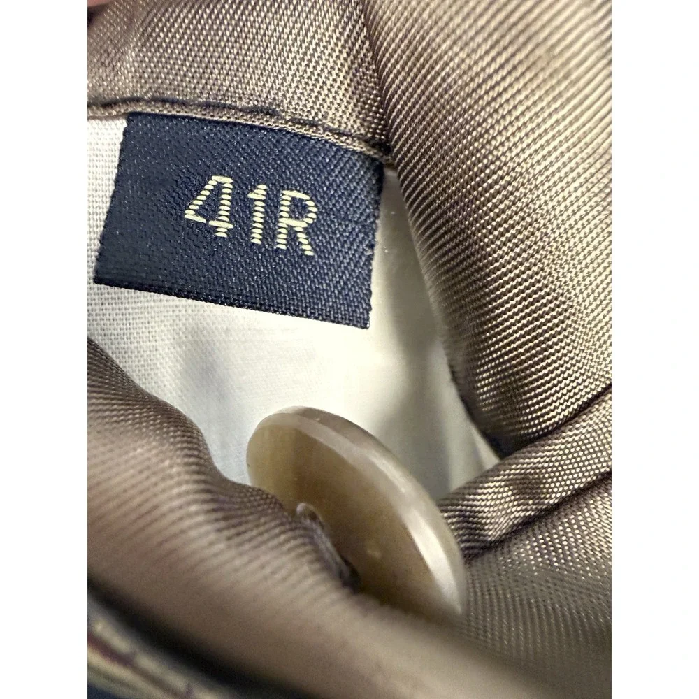 J. Riggings Mens 41R Sport Coat Blazer Brown Tweed 2 Button Lined